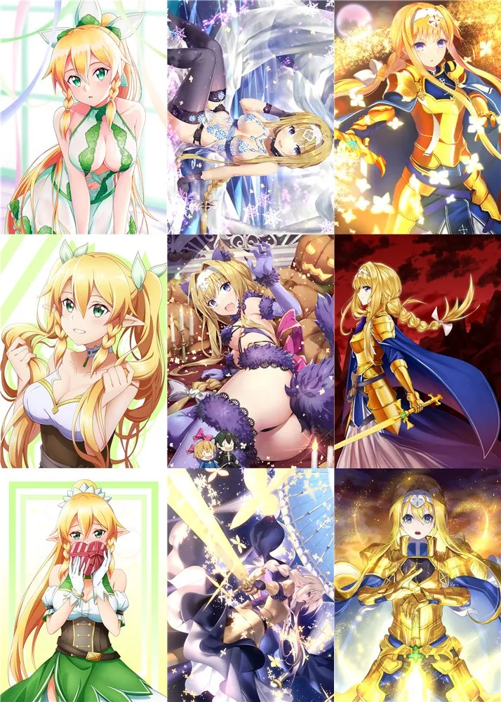 

Плакаты на стену из полипропилена А3, 9 шт.