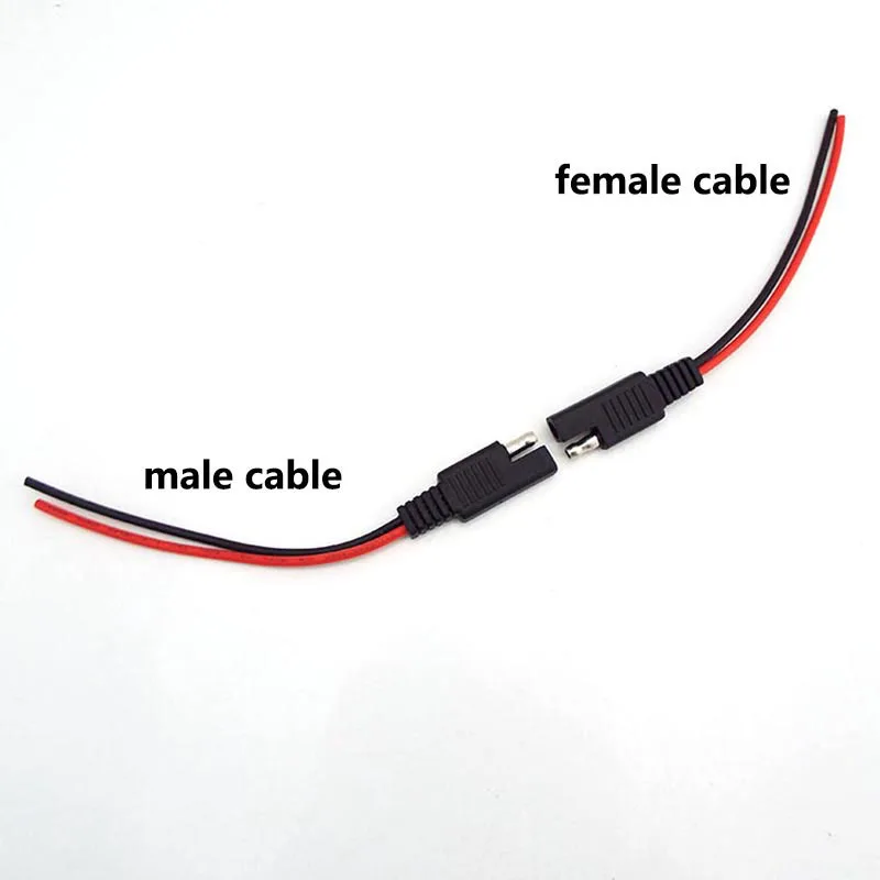 18AWG 10 см SAE Штекерный удлинитель кабеля питания провод для самостоятельной сборки