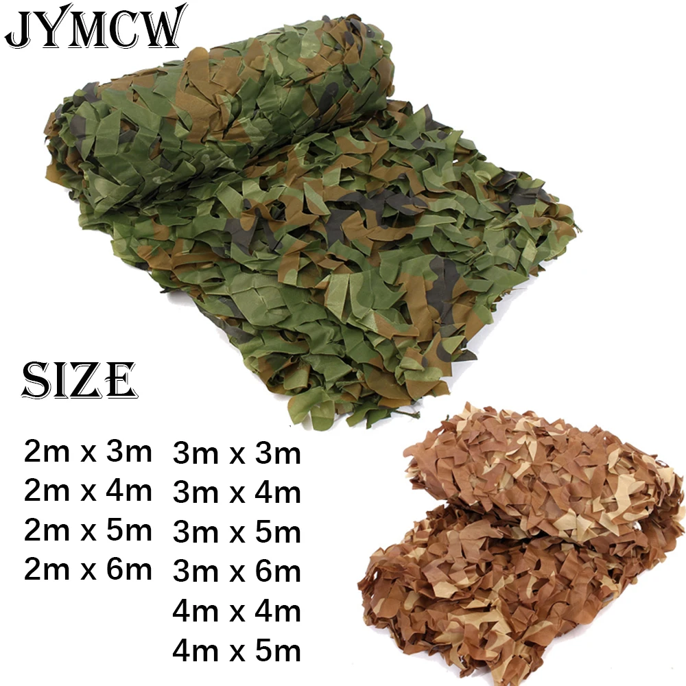 Купи Camouflage Nets Military Army Training Tent Shade Outdoor Camping Hunting Shelter Hide Netting Car Covers Garden Bar Decoration за 738 рублей в магазине AliExpress