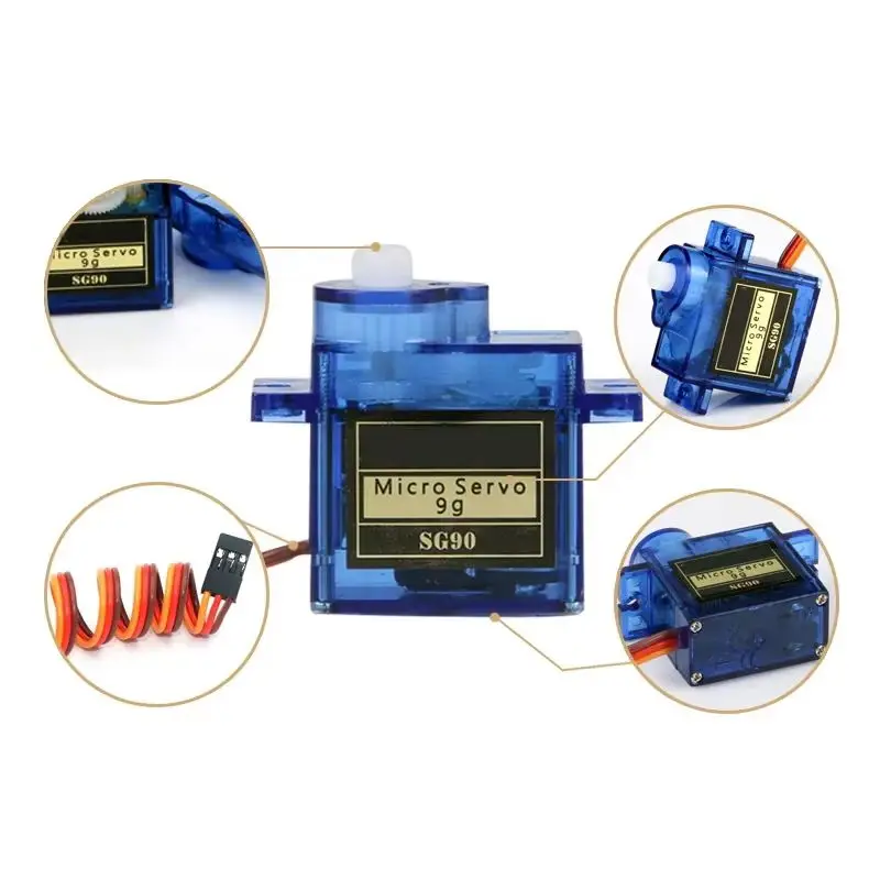 2 шт. Радиоуправляемый мини-микро 9 г 1 6 кг Сервопривод Sg90 для радиоуправляемого 250