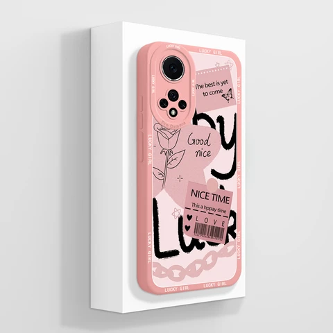 Чехол для телефона Honor 50 Lite, задняя крышка для Huawei Honor50 Lite 50 Lite, мягкий жидкий силиконовый защитный бампер для камеры