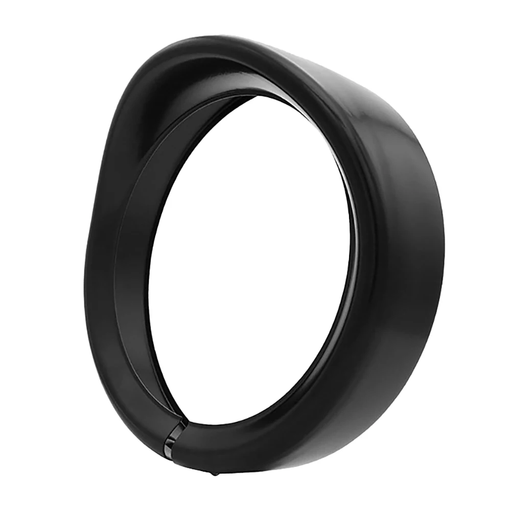 

Motorcycle 7Inch Headlight Bezel Trim Ring Protect Guard Cover Cap for Touring Electra Glide Road Black