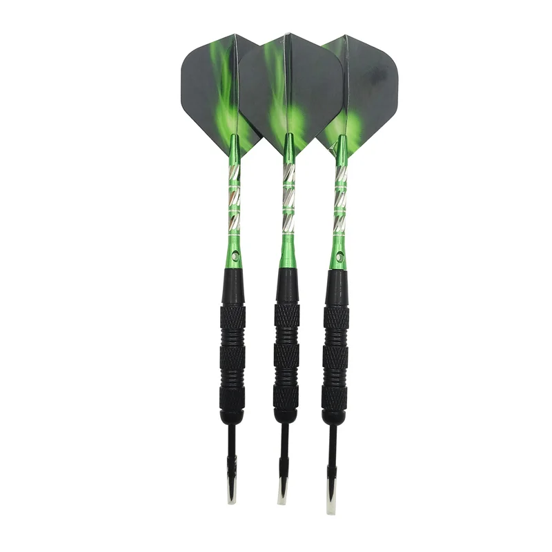 

Darts 3Pcs High-quality Hard Darts 20g Professinal Indoor Sports Entertainment Steel Pointed Dart Green Shafts Flight Dardos