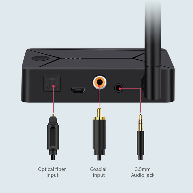 

TX13 3 In 1 Bluetooth 5.0 Audio Transmitter 3.5Mm AUX Jack Digital To Analog Audio Converter RCA USB Coaxial Optical