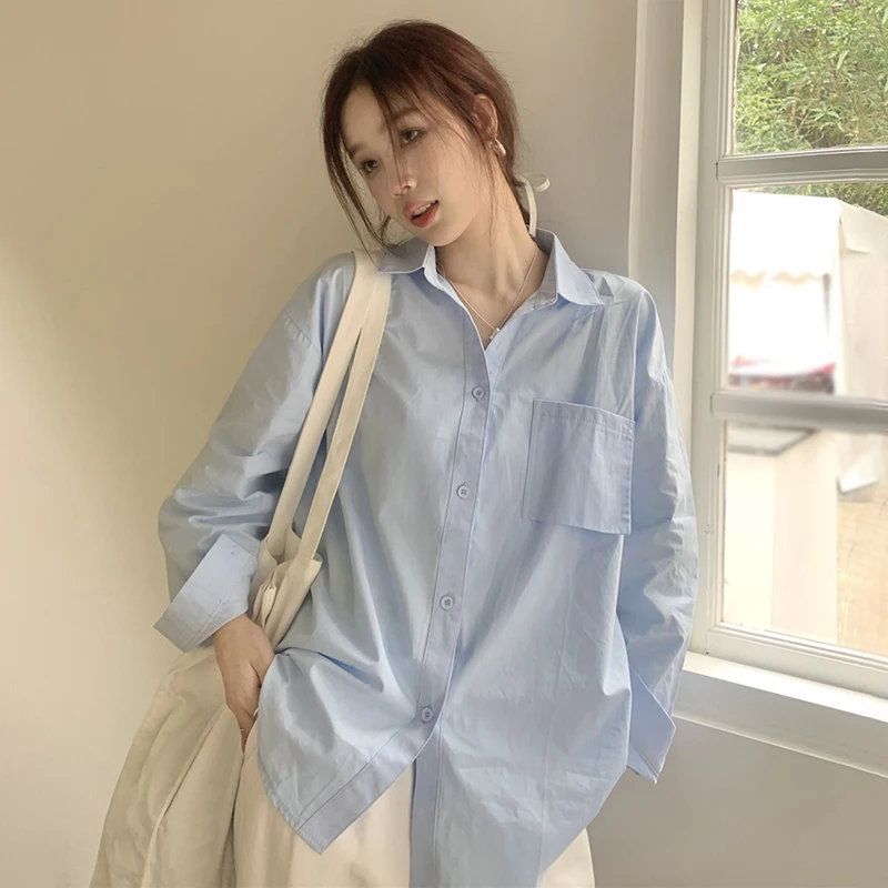 

Women's Shirts Urban Beauty Simple And Generous Classic Design Exquisite Workmanship Temperament Commuting Casual Loose Shirt