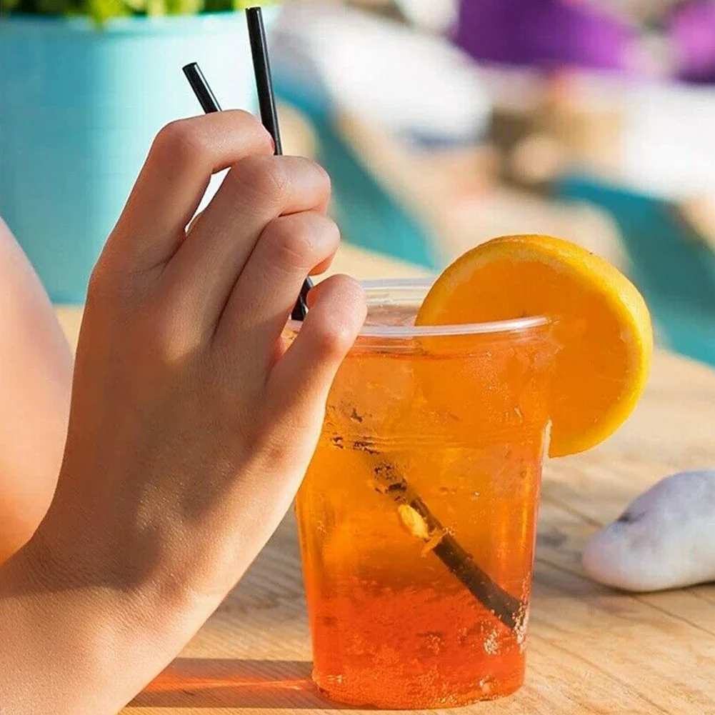 100 шт. гибкая труба для напитков 26 см