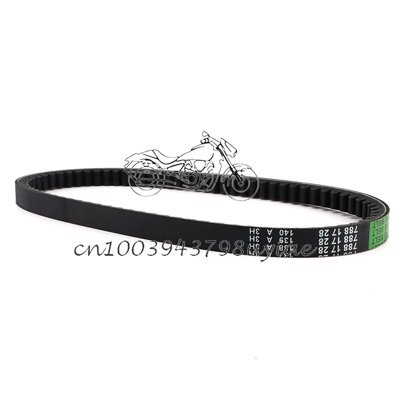 

Drive Belt 788-17-28 For Chinese Scooter Moped 788 17 28 Cvt 50cc 2 Stroke Model Accessories