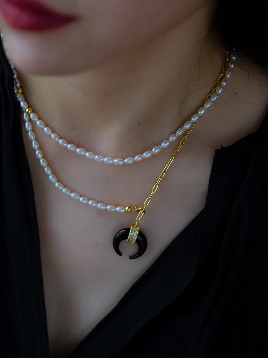 Цепочка луна в китайском античном стиле оригинальный дизайн Женские аксессуары