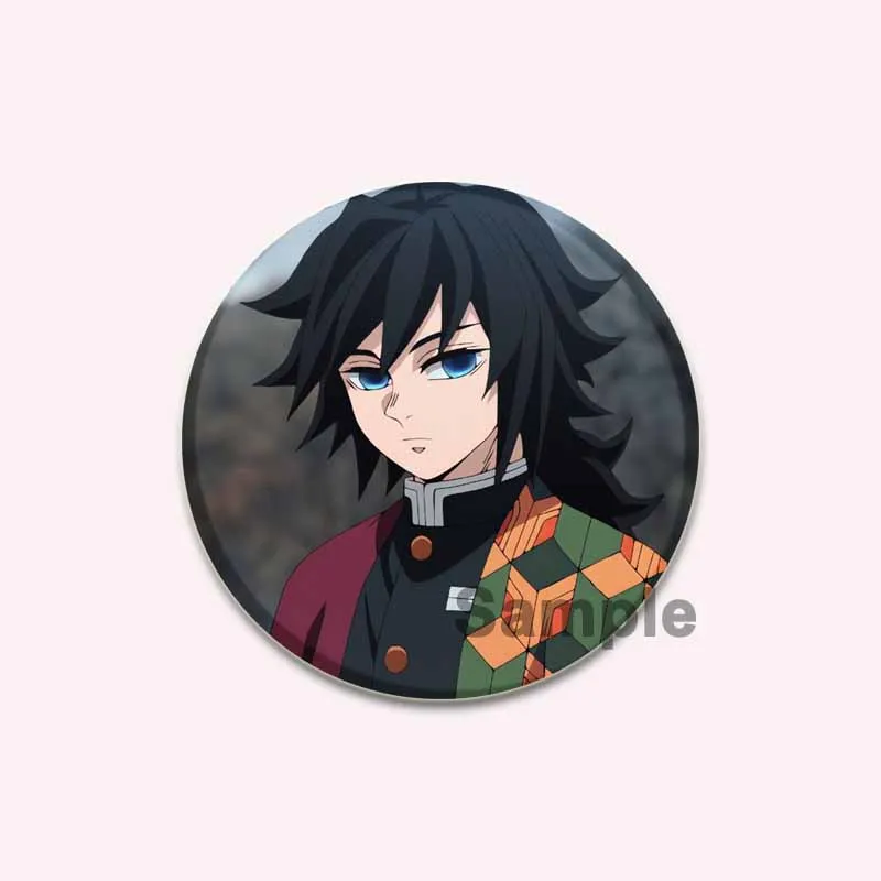 

Пластиковые аниме булавки Камадо Танджиро Незуко Агацума Зеницу Преувеличение Синобу 32/44/58 мм