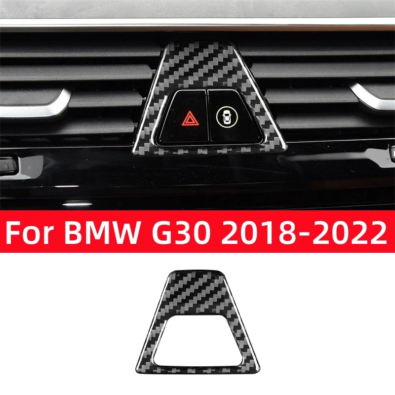 Для BMW 5 Series G30 2018-2022 аксессуары из углеродного волокна интерьер автомобиля