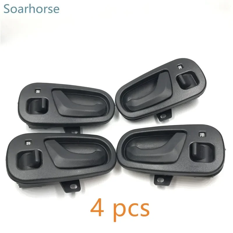 Для Suzuki Swift Geo Metro 92-94 черная Автомобильная Передняя и задняя внутренняя дверная ручка интерьер