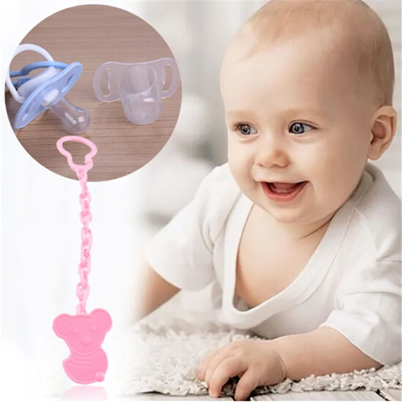

Baby Infant Dummy Pacifier Soother Chain Clip Holder Toddler Toy Gift Free Shipping