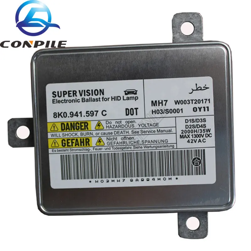 Новинка 8K0941597C W003T20171 8K0.941.597 C Электронная Hid лампа D1S для фар ксеноновый балласт A3 A4