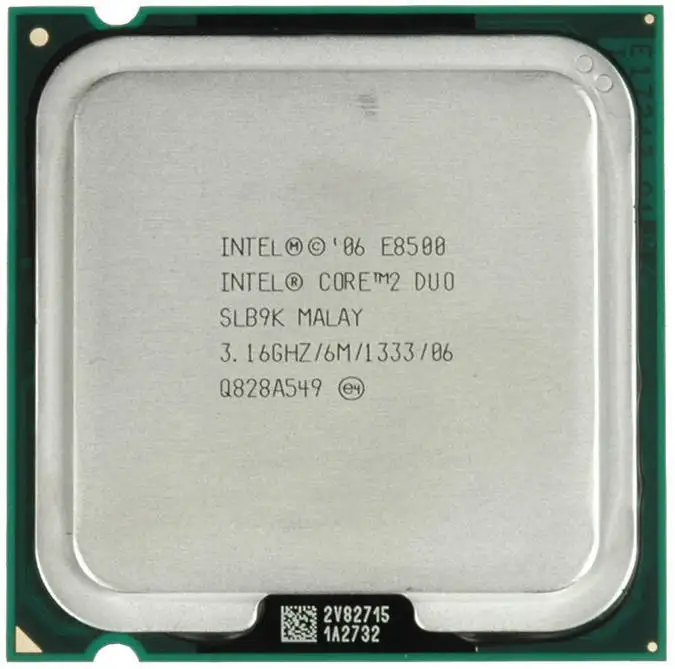 

Процессор Intel Core 2 Duo E8500 двухъядерный, 3,16 ГГц, FSB1333MHz, разъем 775, 5 шт./партия