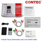 Оригинальный Холтер CONTEC 3 каналы ECG, система динамического контроля ЭКГ, 24-часовой регистратор ЭКГ TLC9803