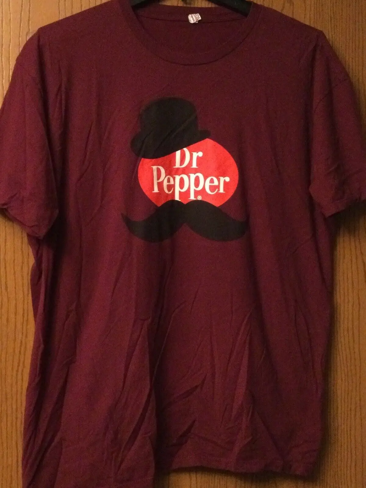 Футболка с надписью Dr Pepper Marroon 2XL AAA