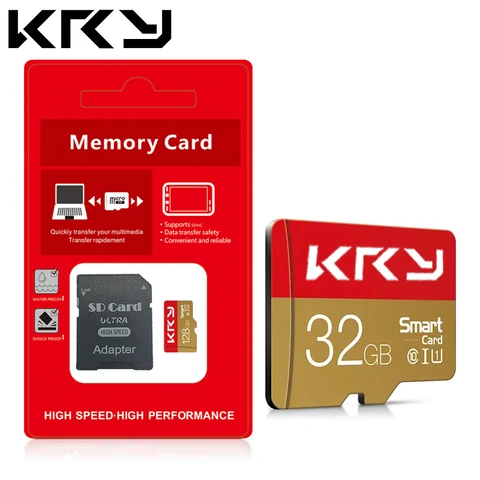 Карта памяти Micro SD U3, 128 ГБ, 64 ГБ, 32 ГБ, 16 ГБ, 8 ГБ, SD/TF флэш-карта, 128 ГБ, U3, высокоскоростная карта памяти класса 10 для телефона