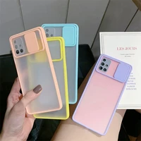 Slide Camera Lens Protector Phone Case For Xiaomi Lite 11T 10T Poco Redmi Note Pro Clear Cover