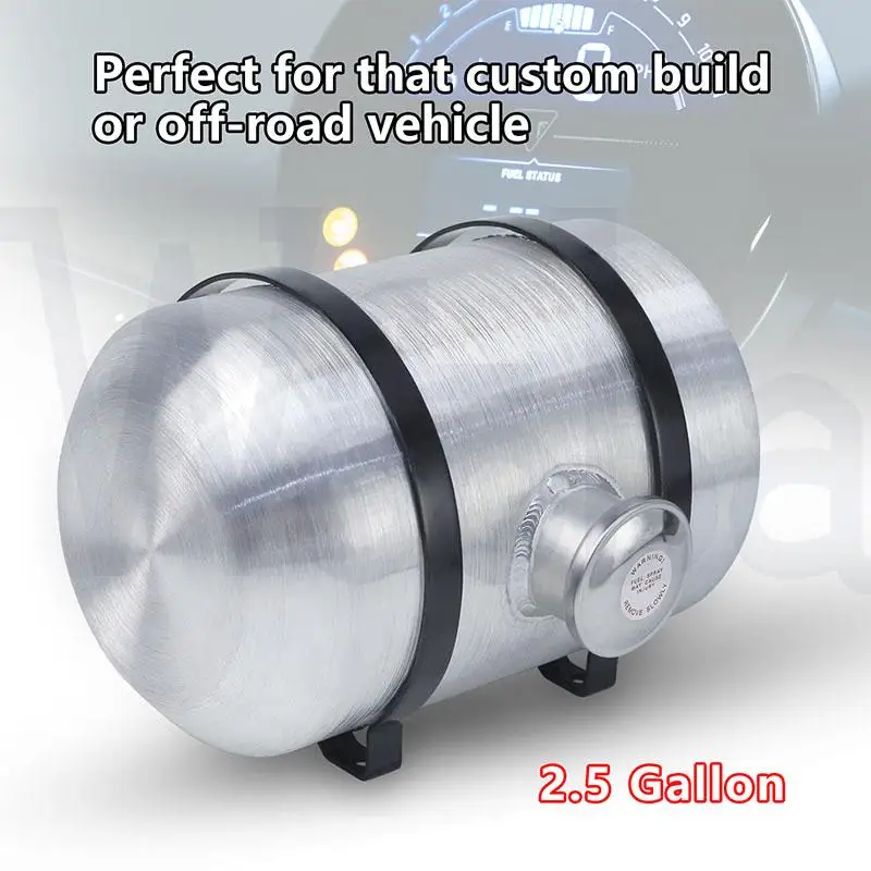 Wooba  Spun Aluminum Gas Fuel Tank 2.5 Gallons 8x12\\'\\' Ro