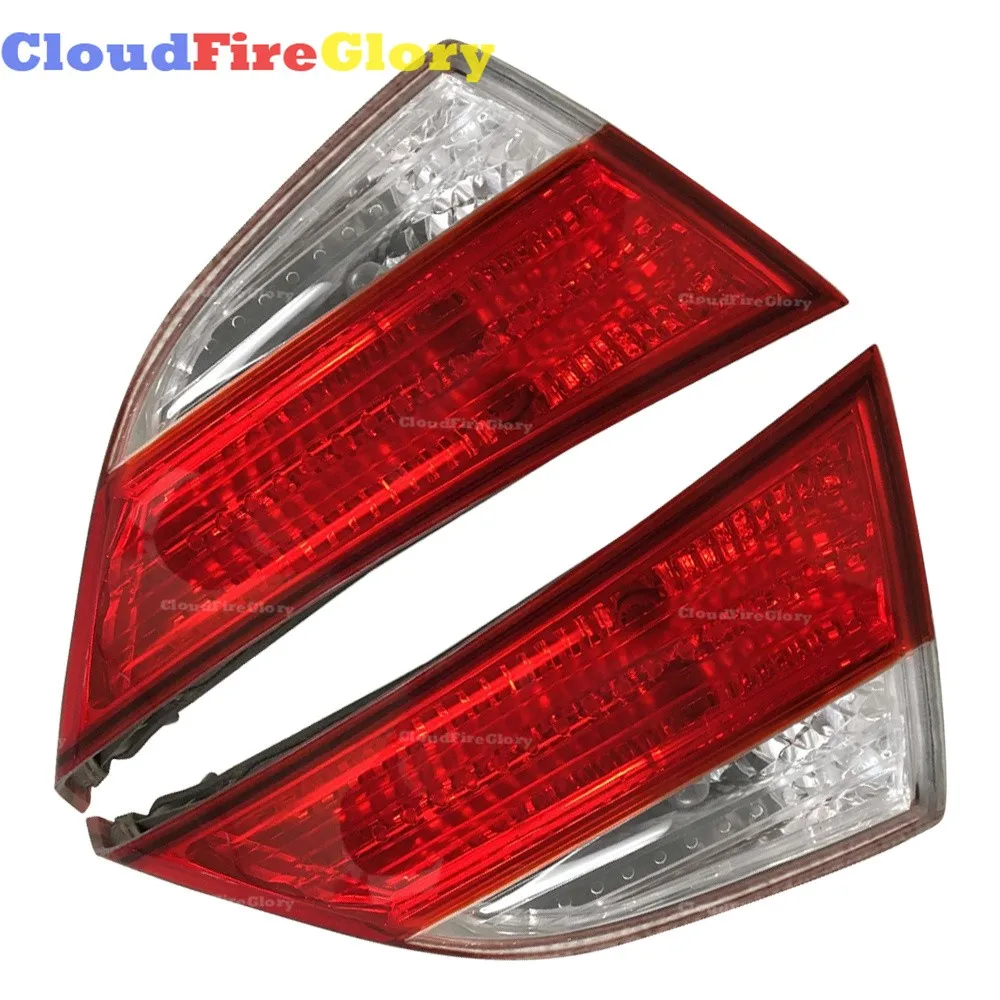 

For Hyundai Elantra Sedan 2011-2013 Pair Rear Left Right Side Halogen Tail Lamp Lens Chip Red Plastic 92403-3X000 92404-3X000