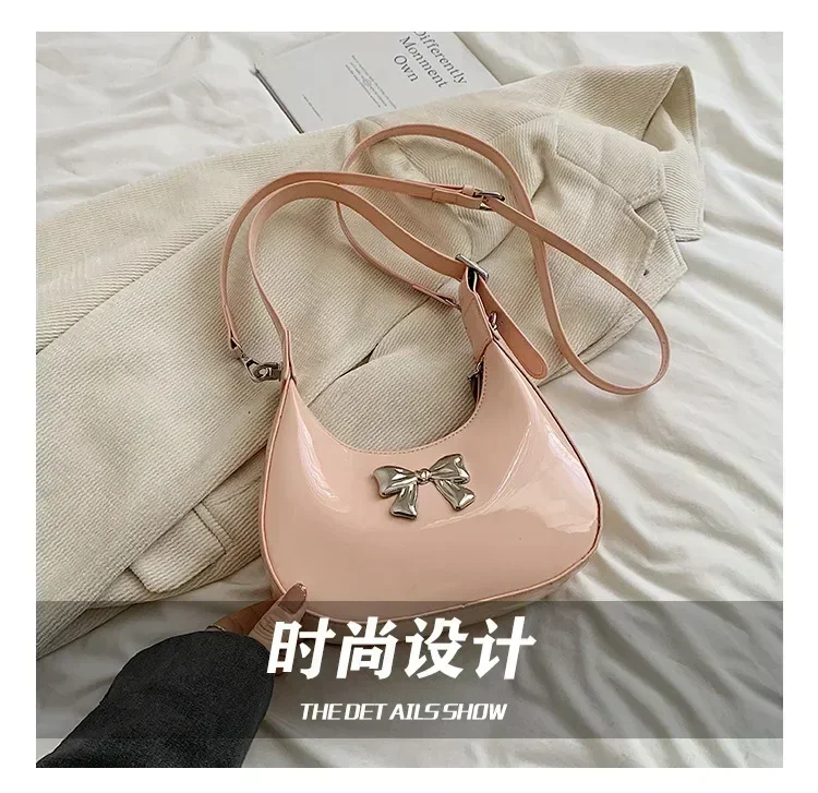 Роскошная женская сумка на плечо 2024 летняя подмышки кошелек из искусственной