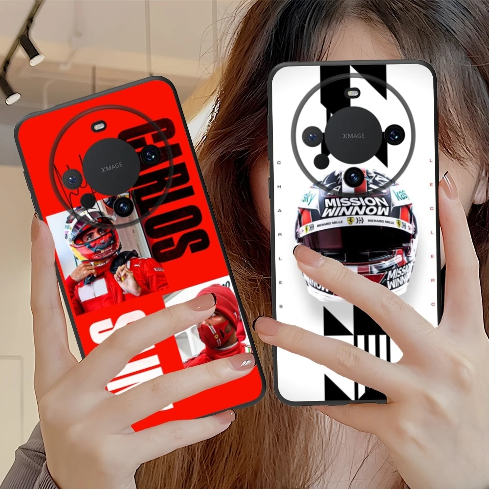 F1 Карлос Sainz Чехол для мобильного телефона Huawei Mate 60 50 40 30 20 10 Pro Plus Lite E 5G черный