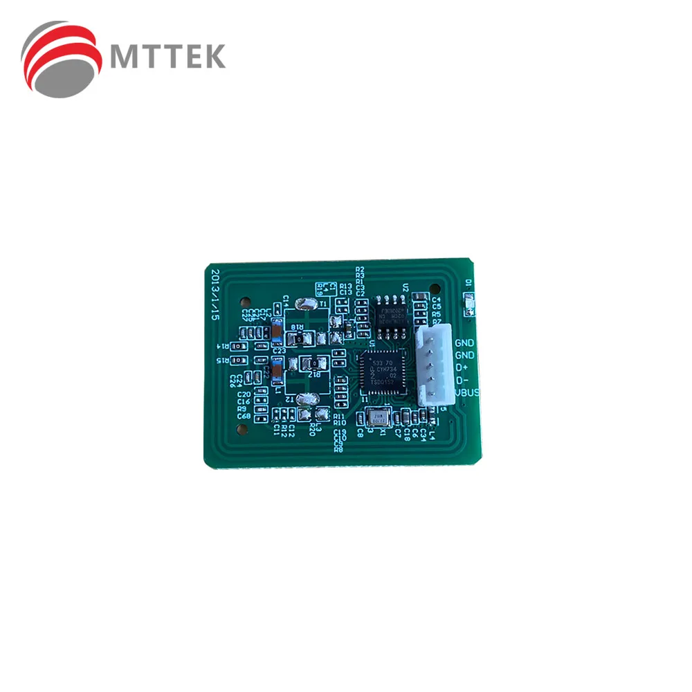 NCR533-M Contactless Smart Card Reader Module supports ISO/IEC 14443 and combines contactless and NFC