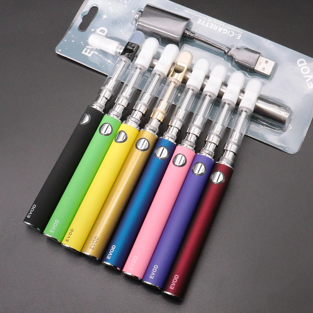 

Evod CC-ell Blister Starter Kit 650mAh 900mAh 1100mAh EVOD Battery 1.0ML CCE-LL Cartridges Carts E Cigarette Vape Thick Oil Kit