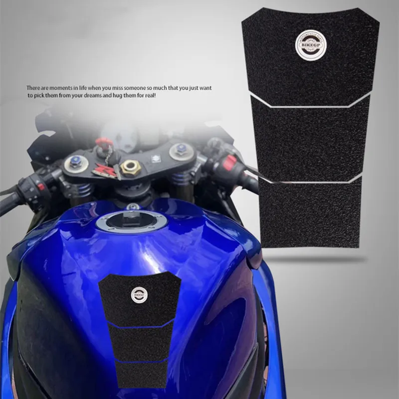 

BIKE GP Motorcycle Anti Slip Fuel Tank Pad Sticker PVC Rubber Tankpad Sticker Protector For SUZUKI GSXR600 750 2006-2010 K6 K7