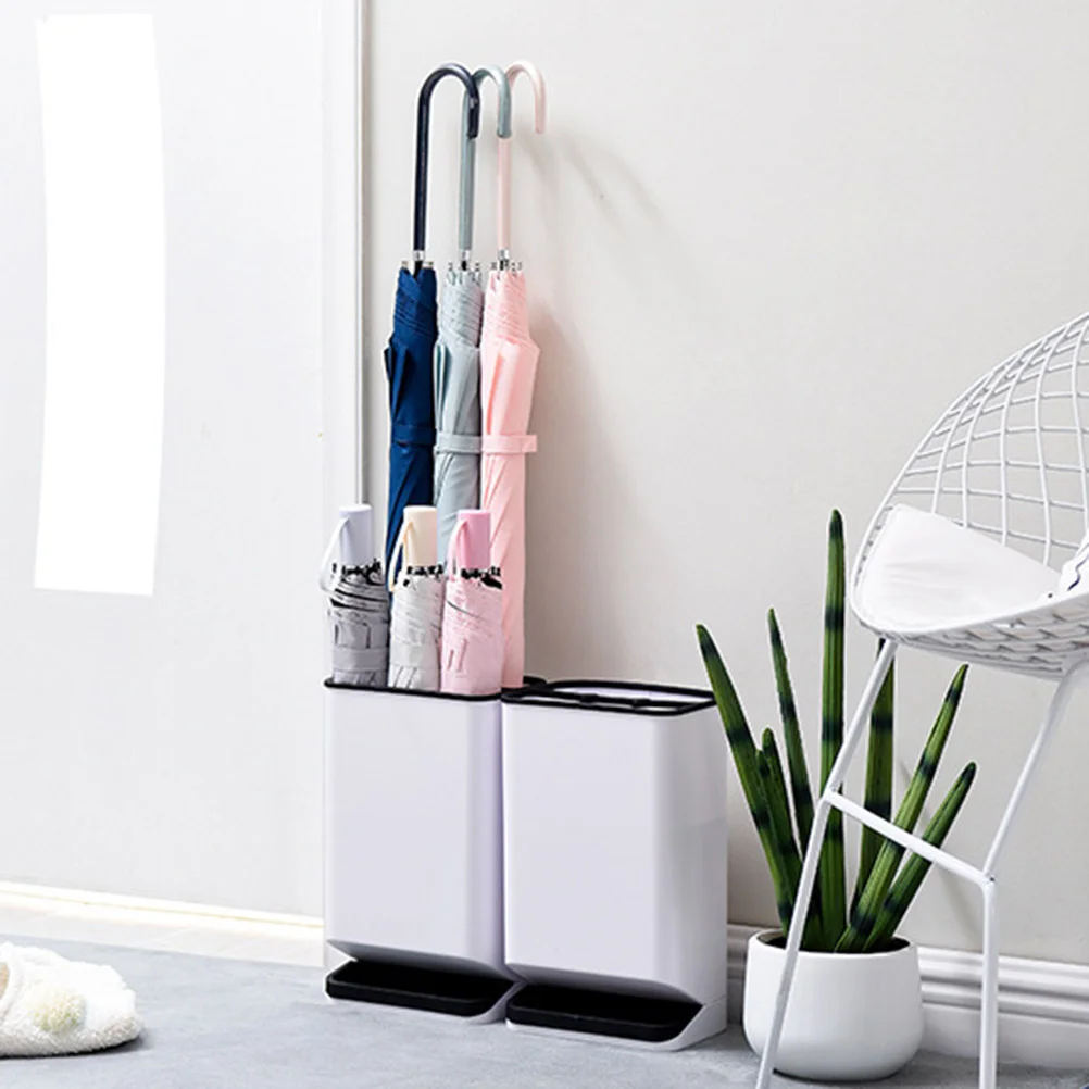 

Umbrella Holder Stand Rack Storage Entryway Indoor Bin Organizer Drain Cane Walking Standing Tray Bucket Space Saving Umbrellas
