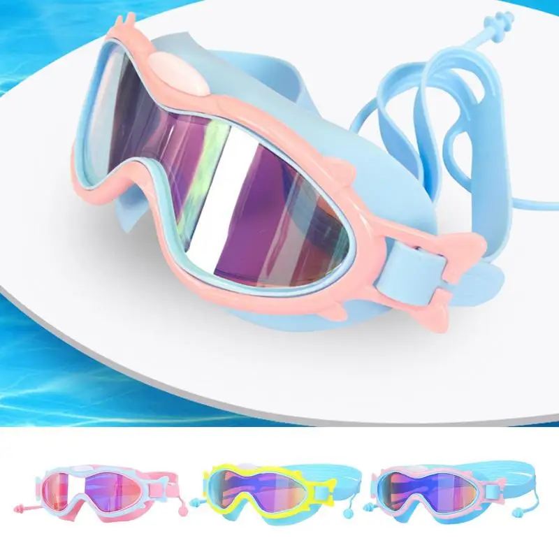 

Children Cute Swim Goggles Waterproof Anti Fog Glasses Water Sport Diving Goggles For Snorkeling Diving Swimming
