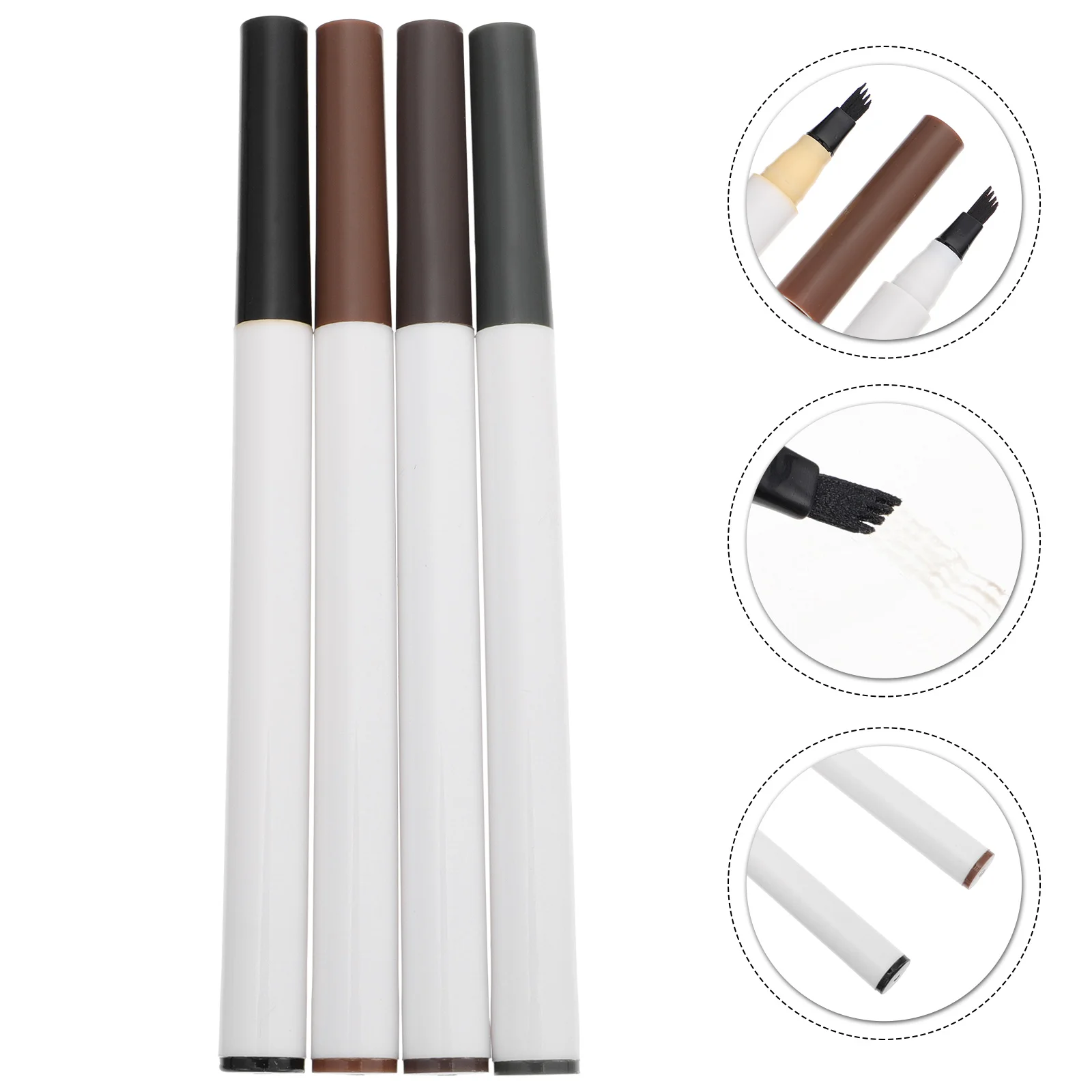 

4 шт. портативная Водонепроницаемая ручка для макияжа, карандаш, инструмент для макияжа