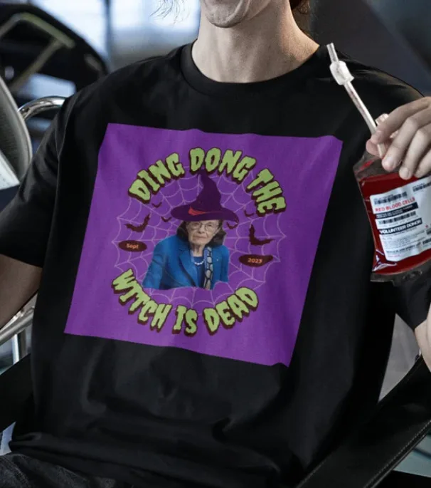 Dianne Feinstein Tribute Хэллоуин рубашка S-5Xl