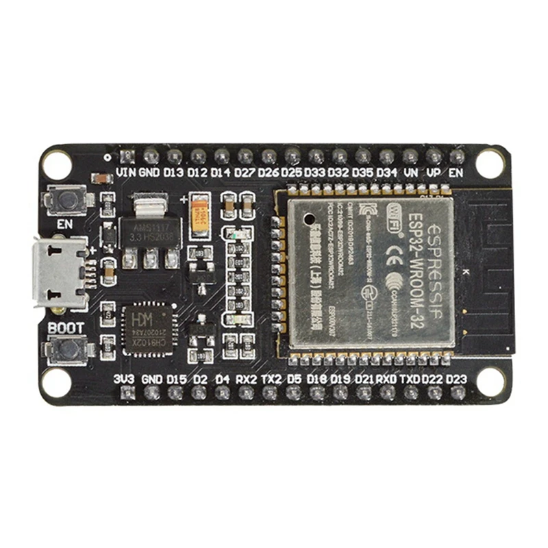 Макетная плата ESP32 беспроводная Wi-Fi + Bluetooth 2 в 1 двухъядерный процессор с низкой