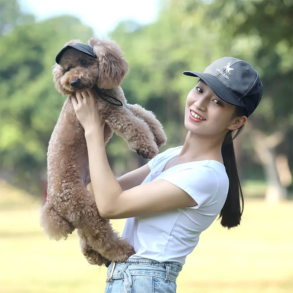 

Pet Dog Cap Small Puppy Pets Solid Oxford Cap Dog Baseball Visor Hat Outdoor Accessories Sun Bonnet Cap For Teddy Chihuahua