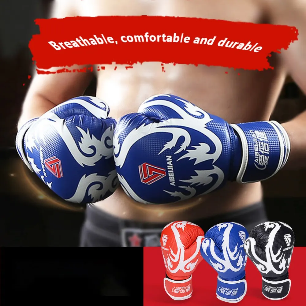 

Men Women Boxing Gloves Professional Sanda Training Fighting Gloves Adult Free Fight Knuckle Wrist Hand Protection Workout Tool