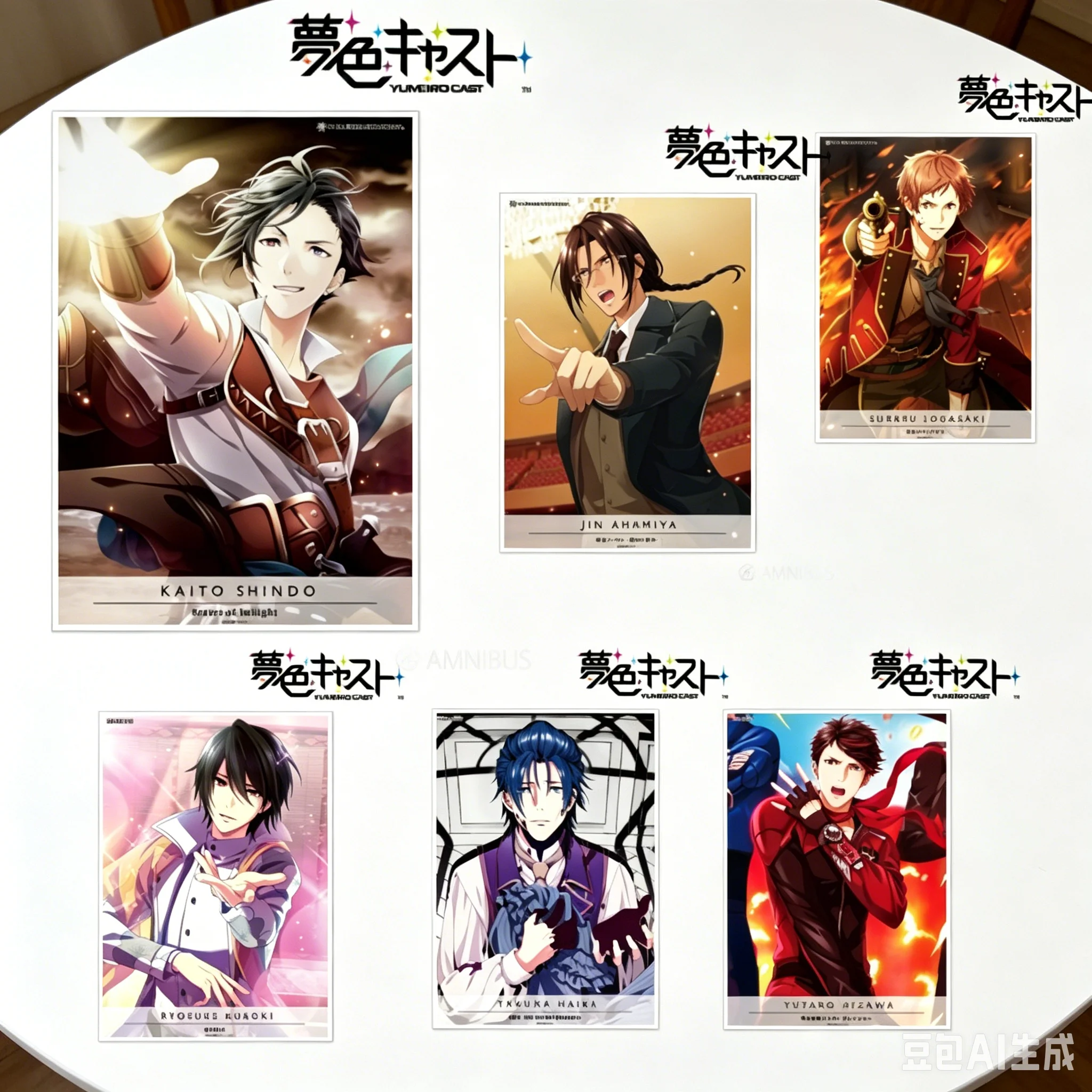 Фото Акриловая подставка-модель Yumeiro Cast Kaito Shindō/Subaru Kinosaki, 15 см, украшение для спальни, подарки для друзей, брелоки №1
