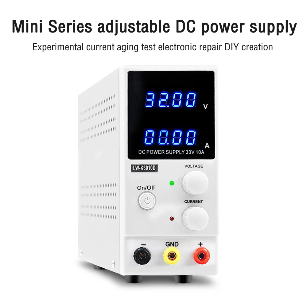 

30V 10A Newly DC Power Supply 4 Digits Display Adjustable Mini Laboratory Switching Power Supply USB Charging Voltage Regulators