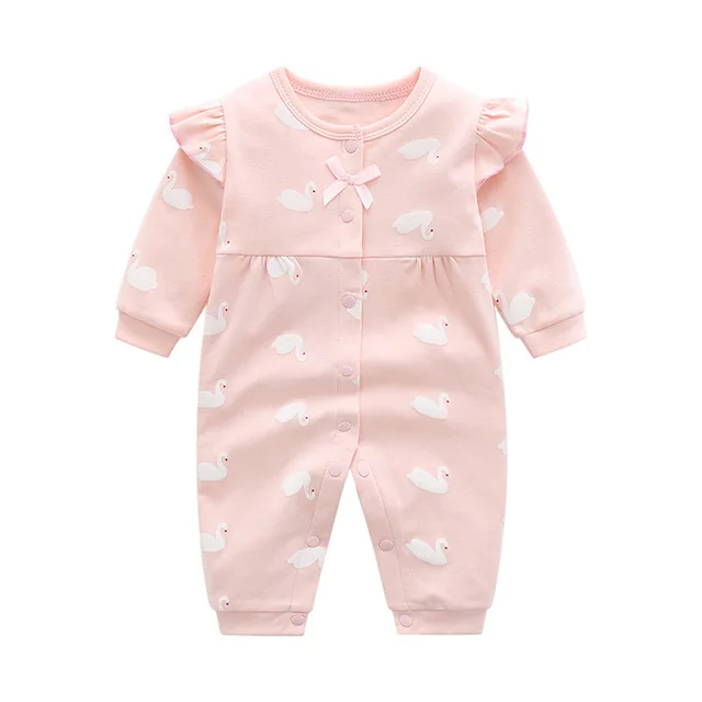 princess style Newborn baby girls clothes 100% Cotton Baby Rompers Soft Infant Clothing toddler baby girl jumpsuits