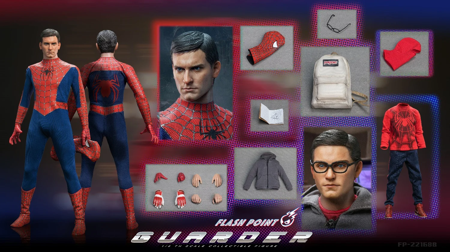 

FLASH POINT FP-22168 1/6 GUARDER Spider Boy Soldier Model Full Set 12'' Action Figure In Stock
