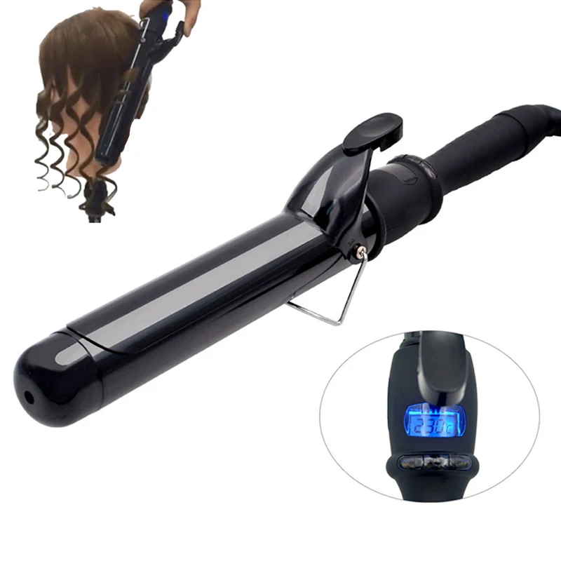 

Curling Iron with Tourmaline Ceramic Coating Hair Curler Wand Anti-scalding Insulated Tip Salon Curly Waver Maker Styling Tools