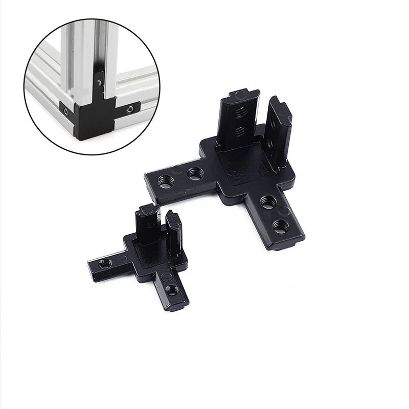 

2020/3030 Type Bracket 3-way Corner Connector EU Standard Aluminum Profile Part