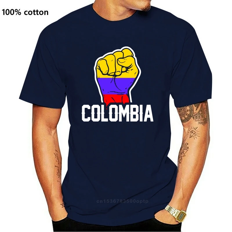 Футболка Create Colombia с флагом Мужская футболка унисекс мужские футболки 2020 большого