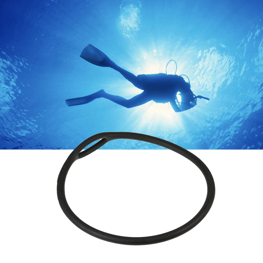 

Diving Regulator Lightweight Flexible High Fit Scuba Mouthpiece Holder Soft Necklace Ring Underwater Dive Accessories