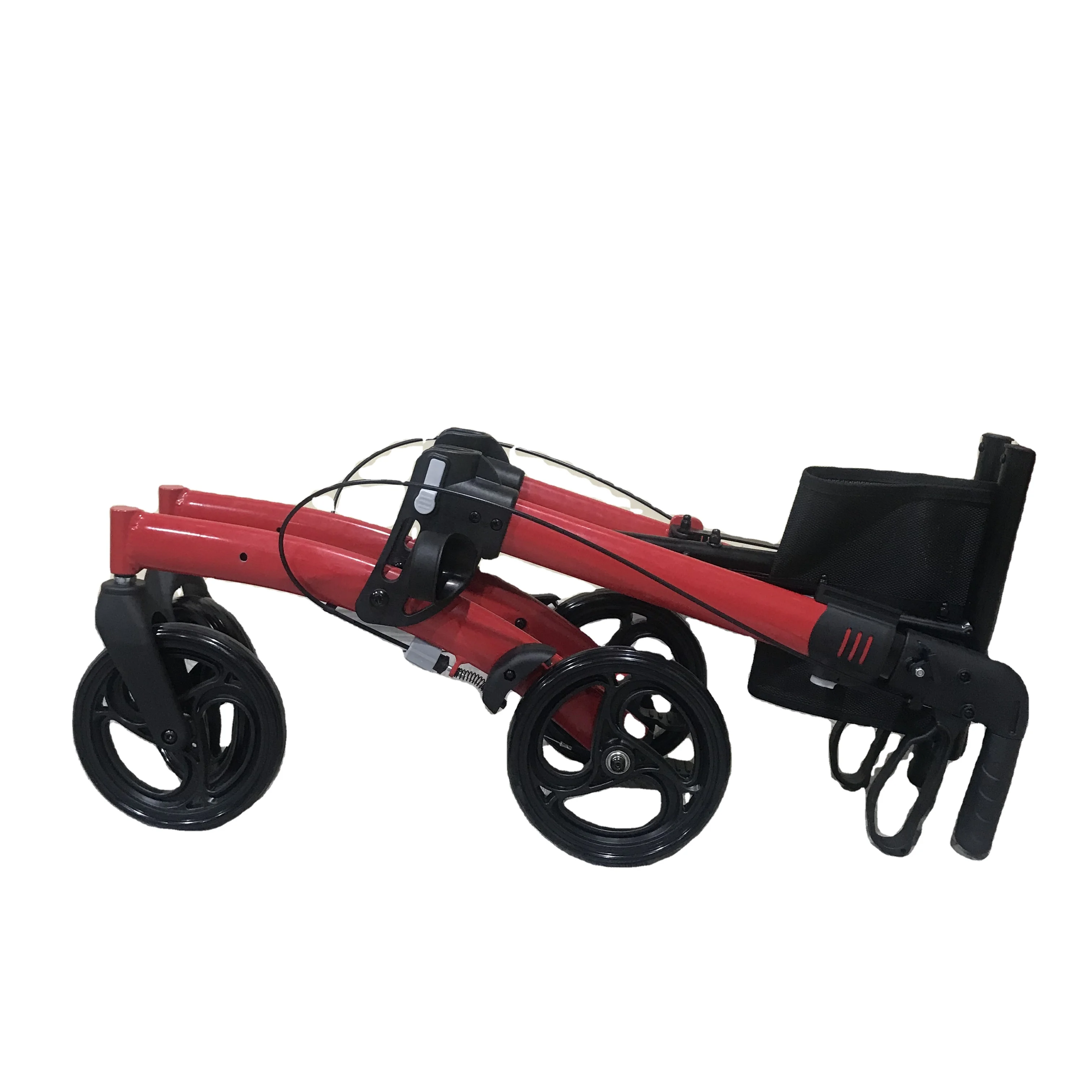 2024 горячая Распродажа двойной складной регулируемый по высоте роликовый ходунок