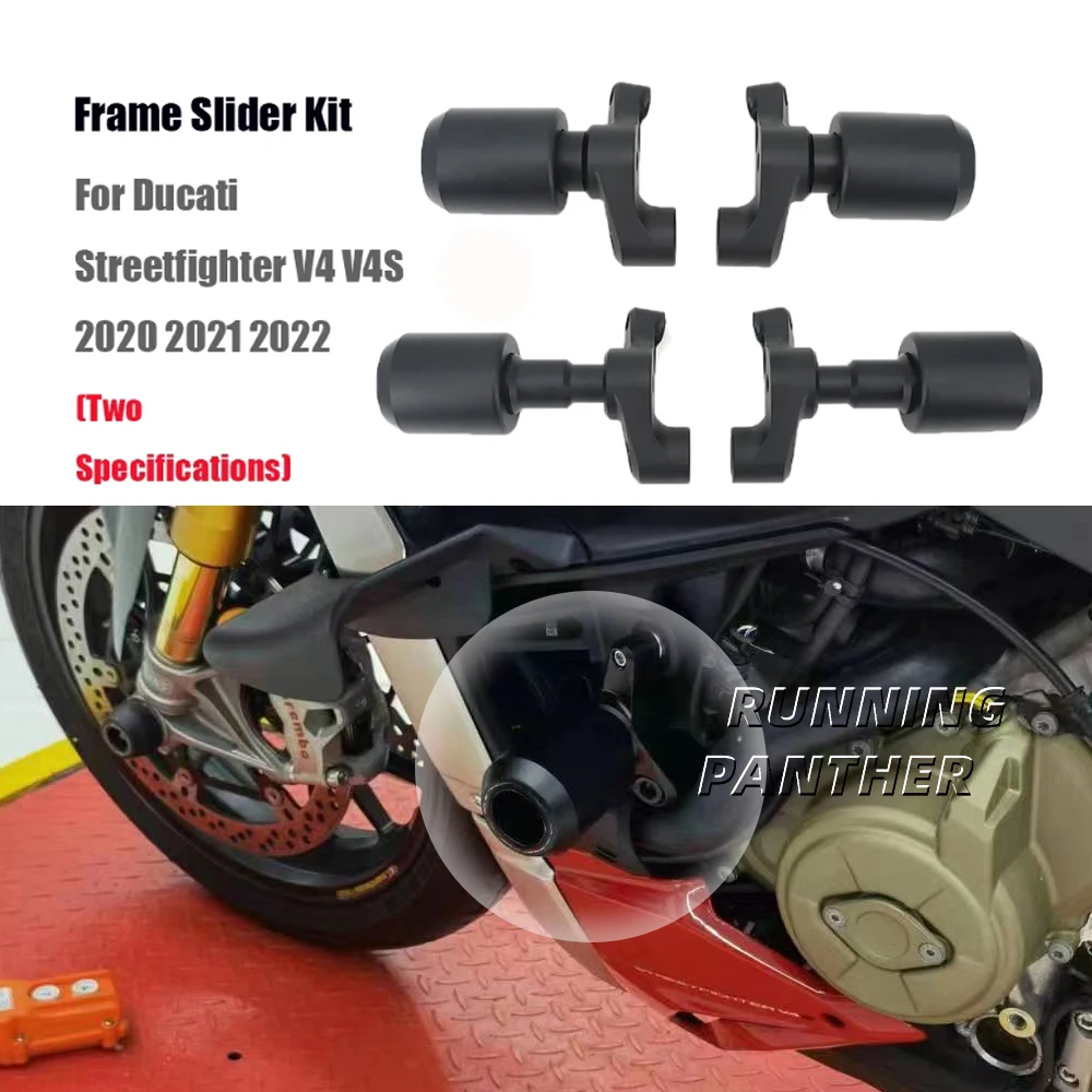 

Рамка слайдер Для Ducati Streetfighter V4 V4S 2020 2021 2022 защита от падения мотоцикла Рамка слайдер обтекатель защита от падения