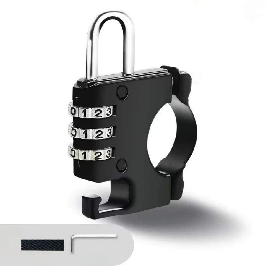 

Замок для мотоциклетного шлема с крючком, 19-28 мм