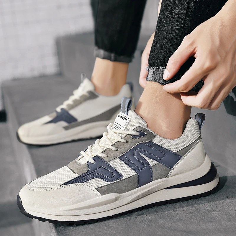 

2022 Fashion Men's Sneakers Lightweight Running Shoes Comfortable Breathable Sneakers Wear-resistant Jogging Sports Basket Femme
