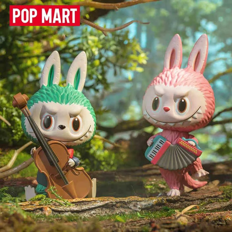 Pop Mart Labubu Лесной концерт конфетная сумка загадочная коробка игрушки кукла милая
