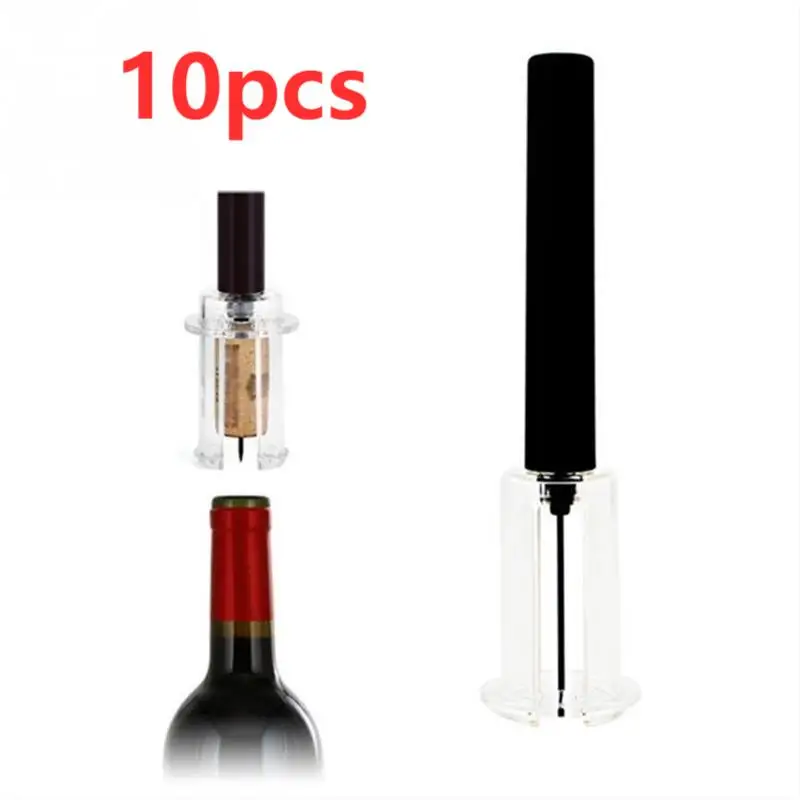 10 قطعة فتاحة النبيذ الهوائية ضغط الهواء نوع زجاجة نبيذ فتاحة آمنة عديم الرائحة مطعم المطبخ بار اكسسوارات